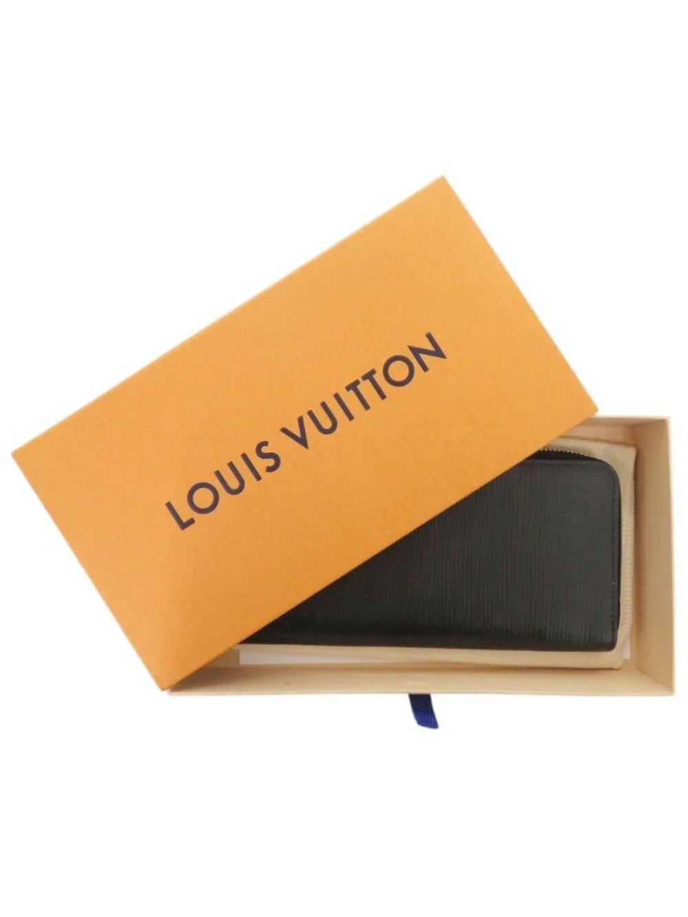 Louis Vuitton Zippy Wallet Vertical Epi IC Noir